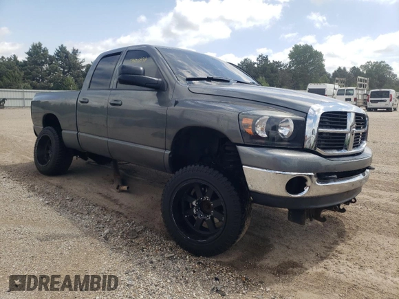 2006 Dodge Ram 2500 SLT with VIN 1D7KS28C66J144870, listed as a Copart auction lot 59106834 with 0 mi miles and Non Repairable. Bid and sale history available at carsss.com. Image 4.