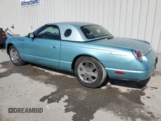 2002 Ford Thunderbird Hardtop Premium z VIN 1FAHP60A92Y127222, wystawiony jako Copart lot #52820035 z przebiegiem 112 941 mil mil oraz Czysty tytuł • Clean title. Historia ofert i sprzedaży dostępna na DreamBid. Obrazek 2.