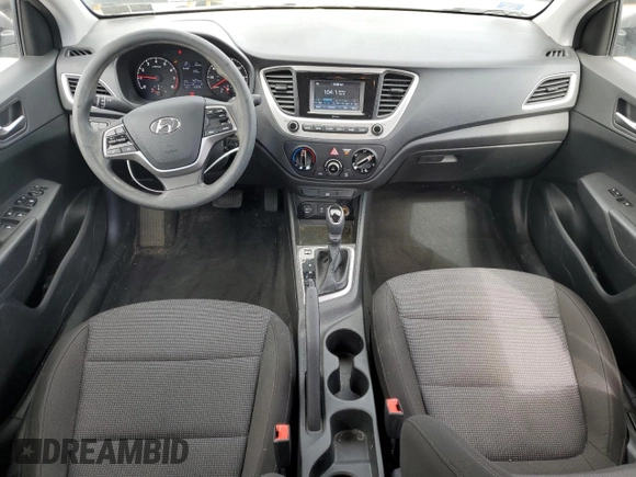 2022 Hyundai Accent SE with VIN 3KPC24A66NE166541, listed as a Copart auction lot 53020525 with 40,939 mi miles and Salvage Title. Bid and sale history available at DreamBid. Image 8.