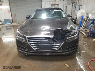 2015 Hyundai Genesis 3.8L with VIN KMHGN4JE0FU104518, listed as a Copart auction lot 49256985 with 133,950 mi miles and Salvage Title. Bid and sale history available at carsss.com. Image 5.