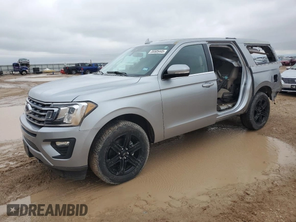 2020 Ford Expedition Max XLT z VIN 1FMJK1JT0LEA69321, wystawiony jako Copart lot #55505445 z przebiegiem 94 295 mil mil oraz Szkoda całkowita • Salvage title. Historia ofert i sprzedaży dostępna na DreamBid. Obrazek 1.