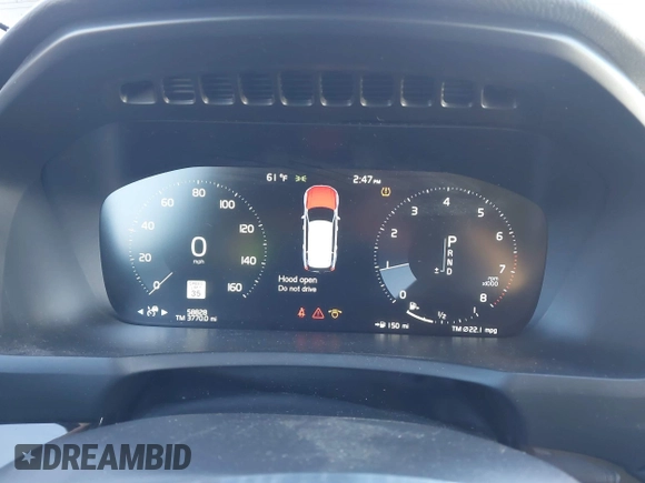 2019 Volvo XC90 Momentum with VIN YV4A22PK6K1495557, listed as a IAAI auction lot 41053269 with 58,828 mi miles. Bid and sale history available at carsss.com. Image 7.