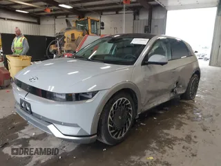 2022 Hyundai IONIQ 5 Limited with VIN KM8KRDAF1NU118451, listed as a IAAI auction lot 41718666 with 30,738 mi miles. Bid and sale history available at carsss.com. Image 2.