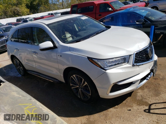 2020 Acura MDX Sport Hybrid w/Technology Pkg with VIN 5J8YD7H59LL001135, listed as a Copart auction lot 70779083 with 48,347 mi miles and Salvage Title. Bid and sale history available at carsss.com. Image 4.