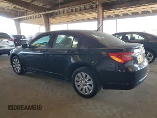 2014 Chrysler 200 LX with VIN 1C3CCBAB1EN213599, listed as a Copart auction lot 46663535 with 86,829 mi miles and Clean Title. Bid and sale history available at DreamBid. Image 2.