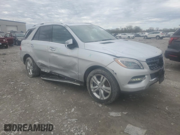 2014 Mercedes-Benz M 350 with VIN 4JGDA5HB9EA337104, listed as a Copart auction lot 50757295 with 154,682 mi miles and Salvage Title. Bid and sale history available at DreamBid. Image 4.