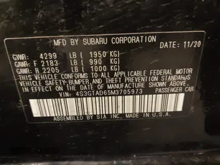 2021 Subaru Impreza Premium с VIN 4S3GTAD65M3705973, выставлен на аукционе IAAI как лот 41626138 с пробегом 65 258 миль миль и . История ставок и продаж доступна на DreamBid. Изображение 9.