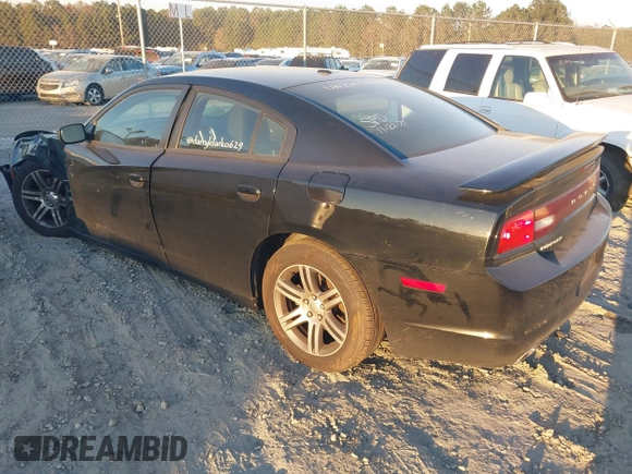 2013 Dodge Charger RT with VIN 2C3CDXCT4DH696609, listed as a IAAI auction lot 40979934 with 118,148 mi miles. Bid and sale history available at carsss.com. Image 3.