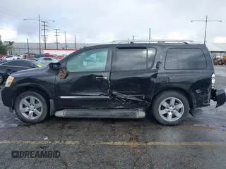 2011 Nissan Armada SV with VIN 5N1AA0ND5BN600138, listed as a IAAI auction lot 41535623 with 218,533 mi miles and . Bid and sale history available at DreamBid. Image 15.