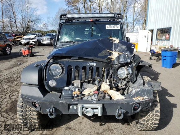 2014 Jeep Wrangler Unlimited Rubicon with VIN 1C4BJWFG1EL195612, listed as a Copart auction lot 47749415 with 35,878 mi miles and Salvage Title. Bid and sale history available at carsss.com. Image 5.