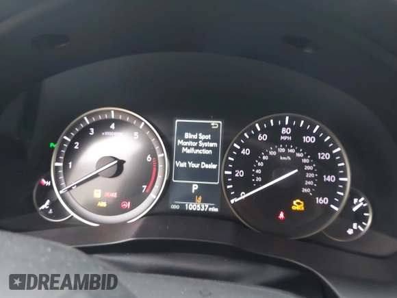 2017 Lexus ES 350 with VIN 58ABK1GG7HU067067, listed as a IAAI auction lot 42421113 with 100,537 mi miles and . Bid and sale history available at DreamBid. Image 7.