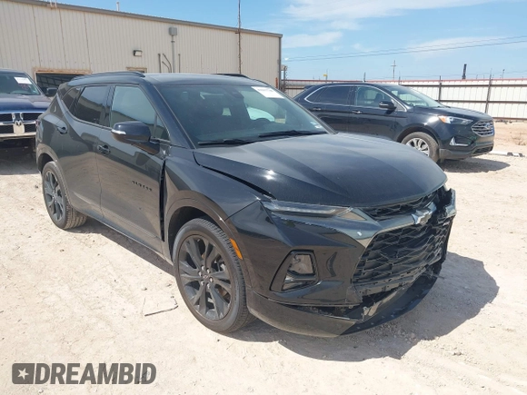 2020 Chevrolet Blazer RS z VIN 3GNKBERS5LS674539, wystawiony jako IAAI lot #42217748 z przebiegiem 71 658 mil mil oraz . Historia ofert i sprzedaży dostępna na DreamBid. Obrazek 1.