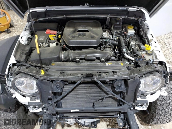 2022 Jeep Wrangler Unlimited Rubicon with VIN 1C4HJXFN8NW129717, listed as a Copart auction lot 54615745 with 33,544 mi miles and Salvage title. Bid and sale history available at DreamBid. Image 12.