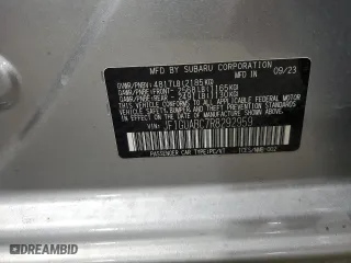 2024 Subaru Impreza with VIN JF1GUABC7R8292959, listed as a Copart auction lot 51418405 with 8,072 mi miles and Salvage Title. Bid and sale history available at carsss.com. Image 13.