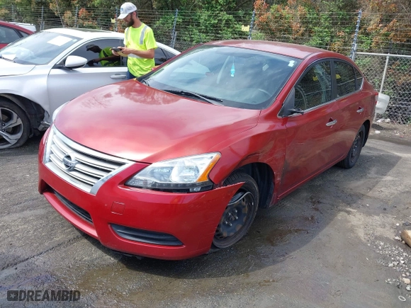 2014 Nissan Sentra SR with VIN 3N1AB7AP6EY269235, listed as a IAAI auction lot 41910232 with 183,841 mi miles. Bid and sale history available at carsss.com. Image 2.