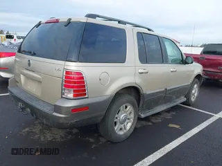 2004 Mercury Mountaineer Convenience z VIN 4M2ZU86K84ZJ52753, wystawiony jako IAAI lot #41611159 z przebiegiem 210 768 mil mil oraz . Historia ofert i sprzedaży dostępna na DreamBid. Obrazek 4.