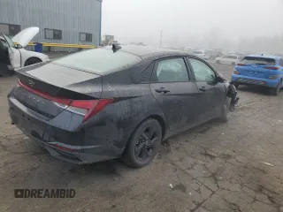 2021 Hyundai Elantra SEL with VIN 5NPLS4AG6MH029439, listed as a Copart auction lot 47414955 with 44,176 mi miles and Salvage Title. Bid and sale history available at carsss.com. Image 3.