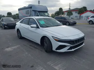 2024 Hyundai Elantra Essential with VIN KMHLM4DG4RU691406, listed as a IAAI auction lot 41264945 with 12,282 mi miles. Bid and sale history available at carsss.com. Image 1.