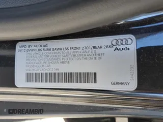 2013 Audi A7 Premium Plus z VIN WAUYGAFC6DN012195, wystawiony jako Copart lot #57422905 z przebiegiem 114 649 mil mil oraz Szkoda całkowita • Salvage title. Historia ofert i sprzedaży dostępna na DreamBid. Obrazek 13.