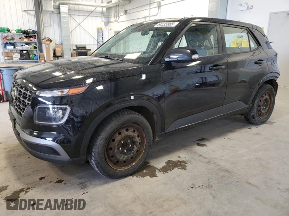 2020 Hyundai Venue SEL with VIN KMHRC8A33LU046212, listed as a Copart auction lot 54235985 with 85,306 mi miles and Salvage Title. Bid and sale history available at carsss.com. Image 1.