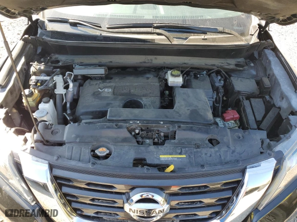 2018 Nissan Pathfinder SL with VIN 5N1DR2MM4JC630082, listed as a Copart auction lot 54056555 with 56,728 mi miles and Clean Title. Bid and sale history available at carsss.com. Image 12.