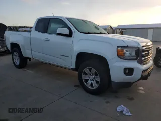 2015 GMC Canyon 2WD SLE with VIN 1GTH5BEA2F1131855, listed as a Copart auction lot 83924504 with 0 mi miles and Salvage Title. Bid and sale history available at carsss.com. Image 4.
