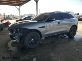 2021 Jaguar F-PACE S with VIN SADCJ2EU5MA664381, listed as a Copart auction lot 45389385 with 67,784 mi miles and Salvage Title. Bid and sale history available at carsss.com. Image 1.