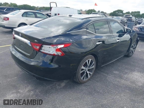 2017 Nissan Maxima S with VIN 1N4AA6AP5HC390092, listed as a IAAI auction lot 41916306 with 102,203 mi miles and . Bid and sale history available at DreamBid. Image 4.