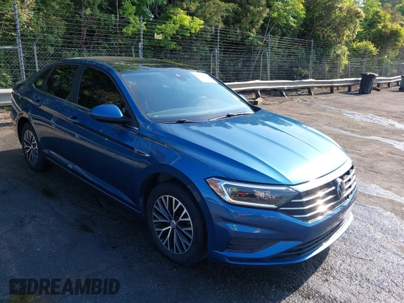 2019 Volkswagen Jetta SEL with VIN 3VWE57BUXKM151151, listed as a IAAI auction lot 42075323 with 79,478 mi miles and . Bid and sale history available at DreamBid. Image 1.