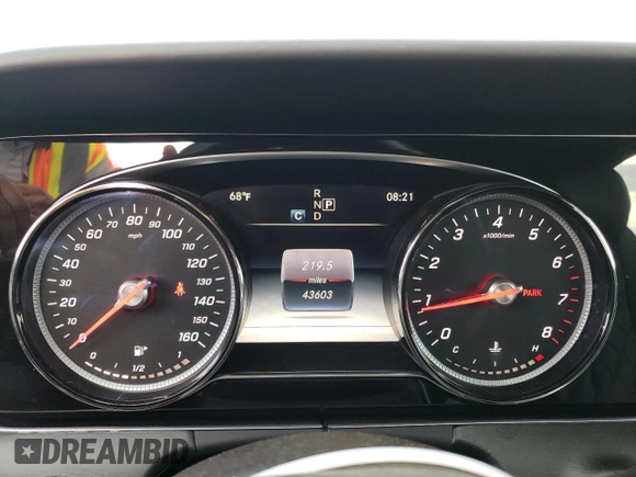 2018 Mercedes-Benz E-Class E 400 with VIN WDD1K6GB8JF040260, listed as a Copart auction lot 78653704 with 43,603 mi miles and Salvage Title. Bid and sale history available at carsss.com. Image 9.