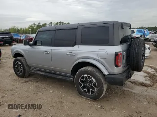 2024 Ford Bronco Outer Banks z VIN 1FMDE8BH6RLA98169, wystawiony jako Copart lot #51036615 z przebiegiem 3 859 mil mil oraz Szkoda całkowita • Salvage title. Historia ofert i sprzedaży dostępna na DreamBid. Obrazek 2.