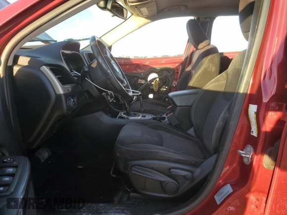 2017 Jeep Cherokee Latitude with VIN 1C4PJLCB4HW518311, listed as a Copart auction lot 41523405 with 62,344 mi miles and Salvage Title. Bid and sale history available at carsss.com. Image 7.