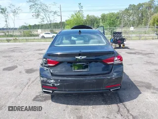 2015 Hyundai Genesis 3.8L with VIN KMHGN4JE5FU063075, listed as a IAAI auction lot 42043518 with 135,079 mi miles. Bid and sale history available at carsss.com. Image 16.