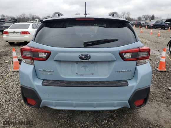 2023 Subaru Crosstrek with VIN JF2GTABCXP8269297, listed as a Copart auction lot 43288705 with 32,113 mi miles and Salvage Title. Bid and sale history available at carsss.com. Image 6.