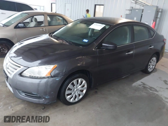 2013 Nissan Sentra SV with VIN 3N1AB7AP7DL746010, listed as a IAAI auction lot 42009966 with 179,760 mi miles. Bid and sale history available at carsss.com. Image 2.