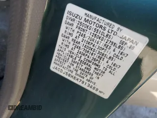 1999 Isuzu Trooper S с VIN JACDJ58X6X7913469, выставлен на аукционе Copart как лот 74690934 с пробегом 202 379 миль миль и Списание • Salvage title. История ставок и продаж доступна на DreamBid. Изображение 14.