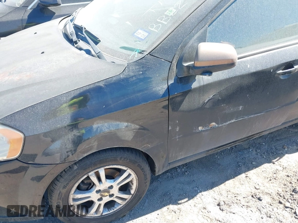 2011 Chevrolet Aveo 1LT with VIN KL1TD5DE8BB225382, listed as a IAAI auction lot 41682957 with 163,746 mi miles and . Bid and sale history available at DreamBid. Image 6.