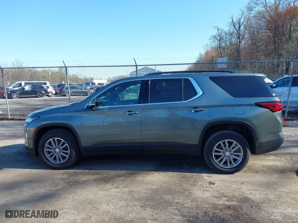 2022 Chevrolet Traverse LT Cloth with VIN 1GNEVGKW3NJ150288, listed as a IAAI auction lot 41880159 with 23,044 mi miles. Bid and sale history available at carsss.com. Image 14.