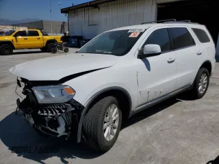 2015 Dodge Durango SXT with VIN 1C4RDJAG9FC120951, listed as a Copart auction lot 53384015 with 77,000 mi miles and Salvage Title. Bid and sale history available at carsss.com. Image 1.