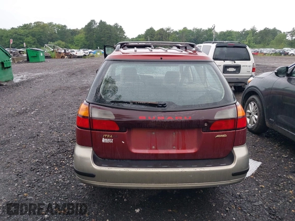 2002 Subaru Legacy Outback with VIN 4S3BH665126300587, listed as a IAAI auction lot 42637370 with 192,895 mi miles and . Bid and sale history available at DreamBid. Image 16.