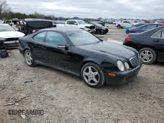 2002 Mercedes-Benz CLK 320/430 with VIN WDBLJ70G42F199391, listed as a Copart auction lot 50912095 with 274,802 mi miles and Salvage Title. Bid and sale history available at DreamBid. Image 4.