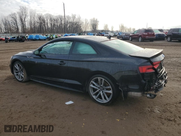 2019 Audi A5 Premium Plus with VIN WAUTNAF52KA030215, listed as a Copart auction lot 51474545 with 53,320 mi miles and Clean Title. Bid and sale history available at DreamBid. Image 2.
