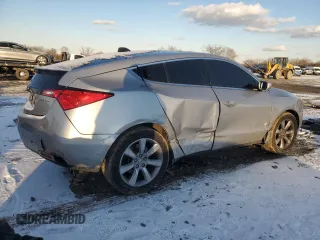2010 Acura ZDX Tech Pkg with VIN 2HNYB1H47AH503736, listed as a Copart auction lot 89006965 with 166,238 mi miles and Salvage Title. Bid and sale history available at carsss.com. Image 3.