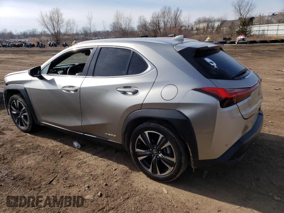 2020 Lexus UX with VIN JTHP9JBH5L2032737, listed as a Copart auction lot 40779073 with 25,199 mi miles. Bid and sale history available at carsss.com. Image 2.