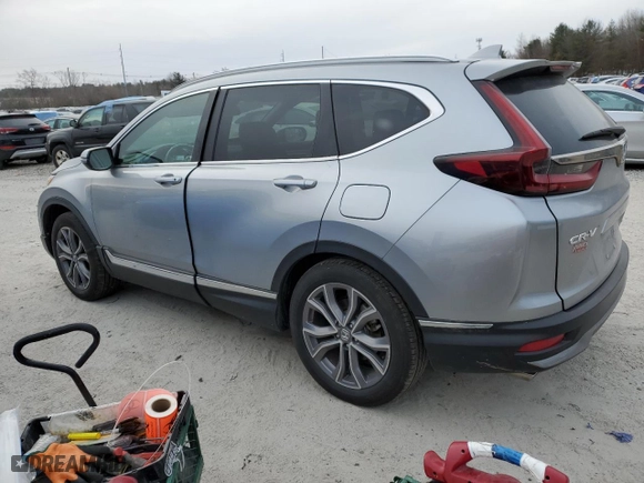 2021 Honda CR-V Touring with VIN 2HKRW2H9XMH625941, listed as a Copart auction lot 87547675 with 51,695 mi miles and Salvage Title. Bid and sale history available at carsss.com. Image 2.