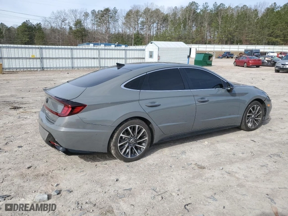 2022 Hyundai Sonata Limited with VIN KMHL34J25NA246390, listed as a Copart auction lot 48246005 with 33,781 mi miles and Salvage Title. Bid and sale history available at carsss.com. Image 3.