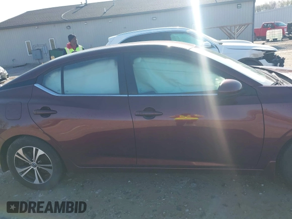 2022 Nissan Sentra SV with VIN 3N1AB8CV5NY264707, listed as a IAAI auction lot 41972677 with 69,982 mi miles and . Bid and sale history available at DreamBid. Image 13.
