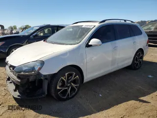 2012 Volkswagen Jetta SportWagen TDI w/Sunroof & Nav with VIN 3VWPL7AJ2CM707363, listed as a Copart auction lot 70338144 with 160,247 mi miles and Salvage Title. Bid and sale history available at carsss.com. Image 1.