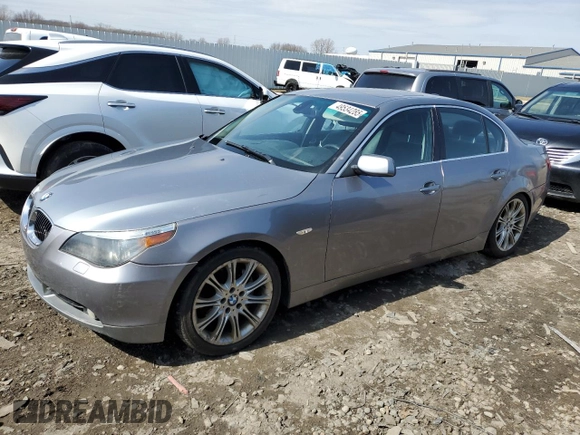 2007 BMW 5 Series 530xi with VIN WBANF73537CU25979, listed as a Copart auction lot 49534285 with 232,091 mi miles and Clean Title. Bid and sale history available at carsss.com. Image 1.