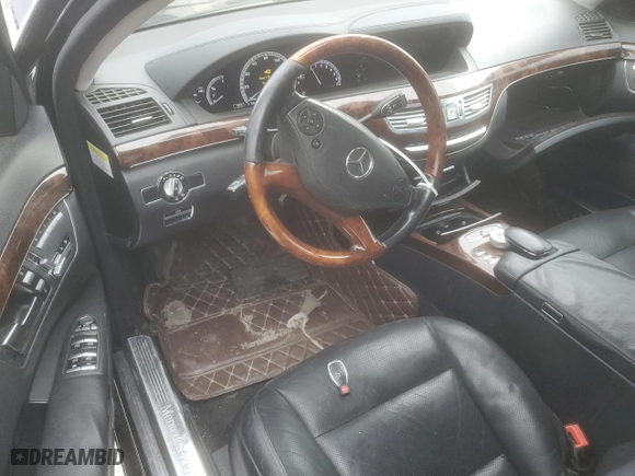 2010 Mercedes-Benz S-Class S 550 with VIN WDDNG7BB1AA350585, listed as a Copart auction lot 51339485 with 151,635 mi miles and Salvage Title. Bid and sale history available at carsss.com. Image 8.